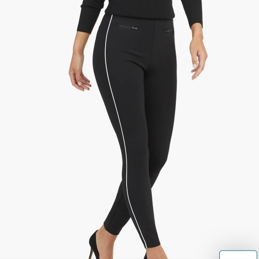 NWT SPANX Ankle Piped Skinny Pants
